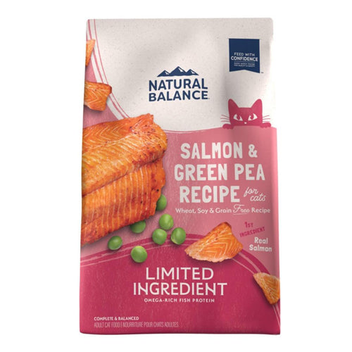 Natural Balance Pet Foods L.I.D. Dry Cat Food Green Pea  Salmon: 1ea/4 lb