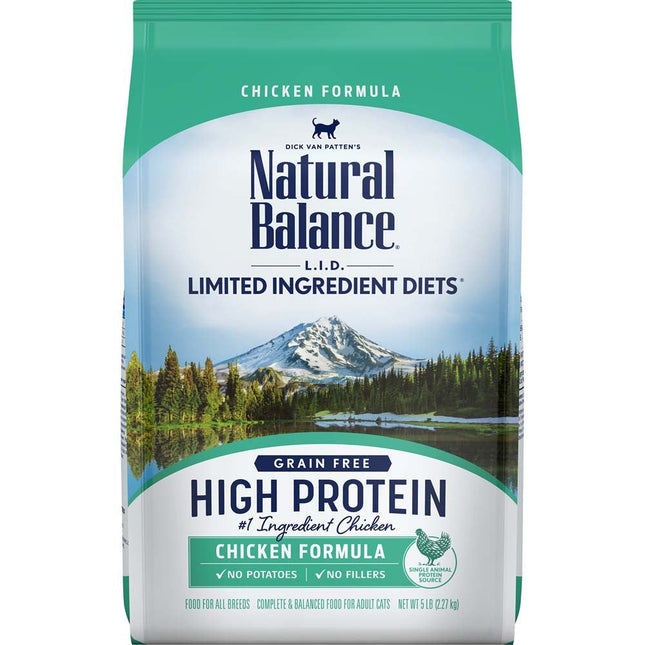 Natural Balance Pet Foods L.I.D High Protein Chicken Dry Cat Food 5 lb