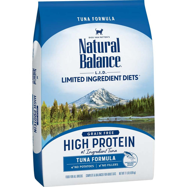 Natural Balance Pet Foods L.I.D High Protein Tuna Dry Cat Food 11 lb