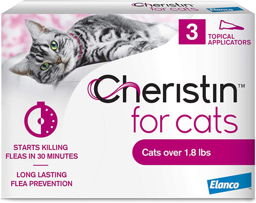 Cheristin Cat Flea (3 Doses) Flea Treatment Elanco-Bayer