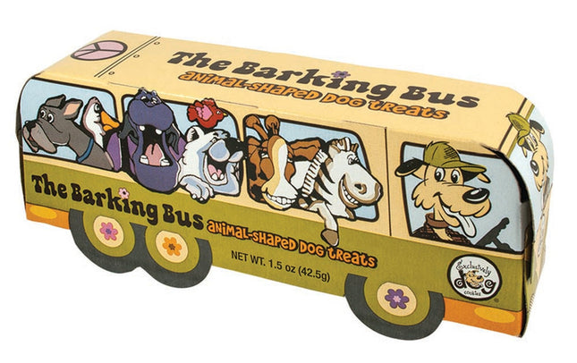 Exclusively Pet Barking Bus Animal Cookies Dog Treats 1.5 oz