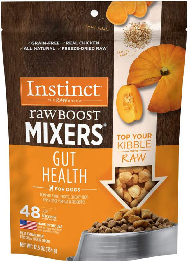 Natures Variety Dog Instinct Raw Boost Mixer Freeze Dried Gut Health 12.5oz. (Case of 6)