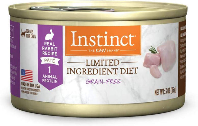 Natures Variety Instinct Can Cat Limited Ingredient Rabbit 3oz (Case of 24)