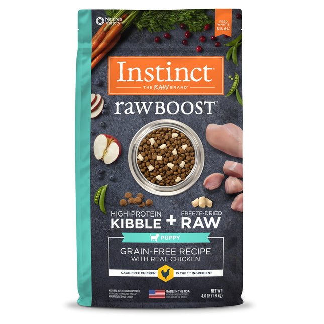 Natures Variety Instinct  Raw Boost Puppy Chickn4Lb Grain free (Case of 4)