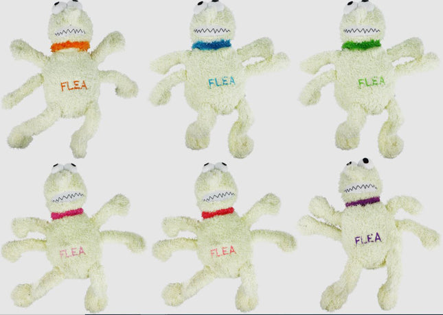 Multipet Flea Bite Me Dog Toy Assorted 12 in