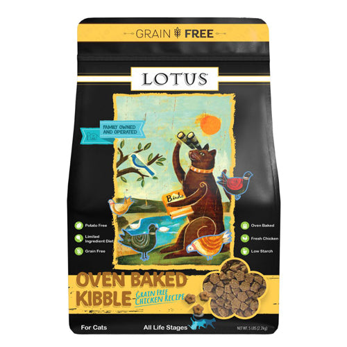 Lotus Cat Grain Free All Life Stages Chicken 5Lb