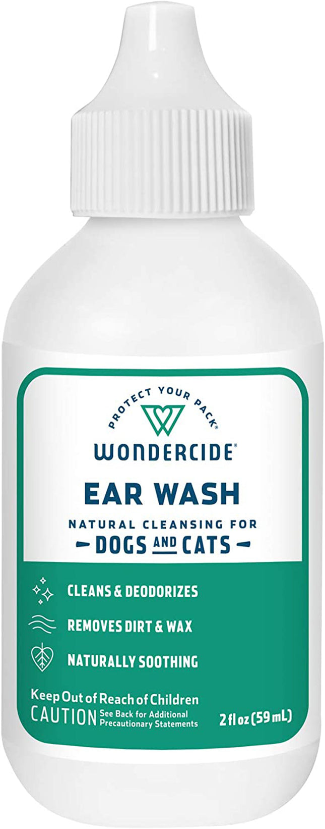 Wondercide Ear Wash for Dogs and Cats-2 oz