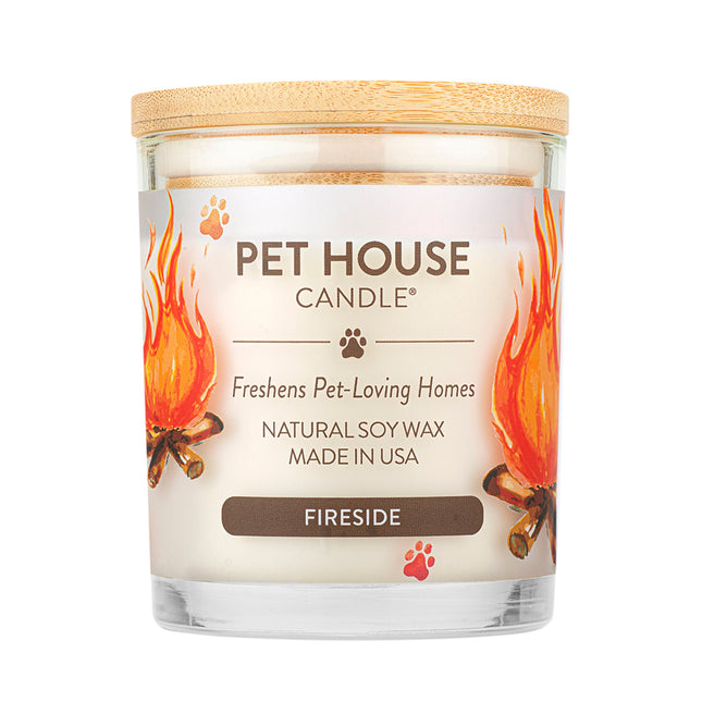 Pet House Candle Fireside Large Case of 3