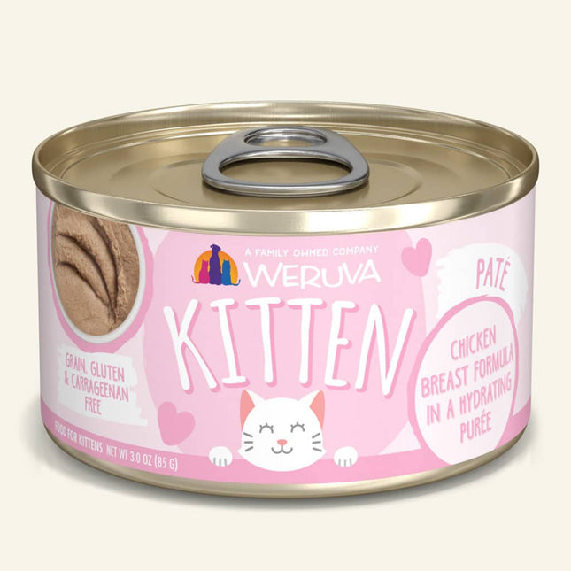 Weruva Kitten Chicken Breast Formula in a Hydrating Pur??e 3 oz. (Case Of 12)