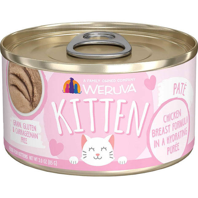 Weruva Cat Kitten Puree Chicken 3Oz (Case of12)