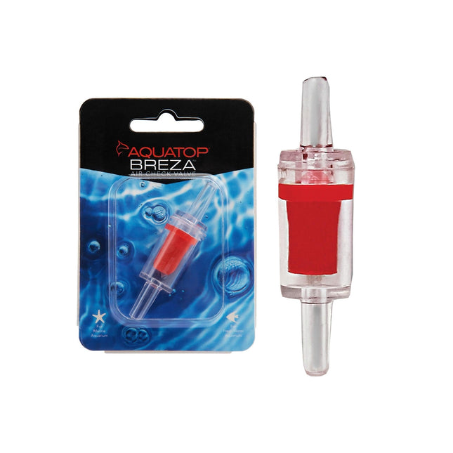 Aquatop Check Valve-Air Filter Red; Clear 2 in