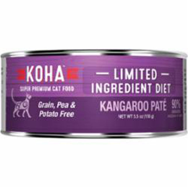 Koha Cat Limited Ingredient PatÃ© Grain Free Kangaroo 5.5oz.(Case of 24)