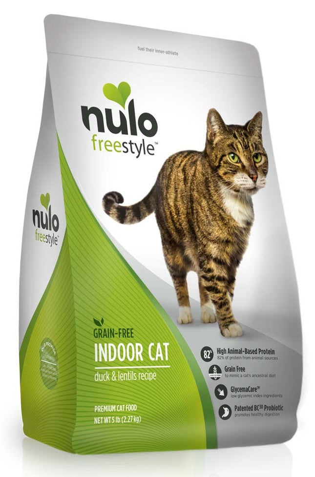 Nulo Indoor Grain Free Duck Cat Food 5 lb