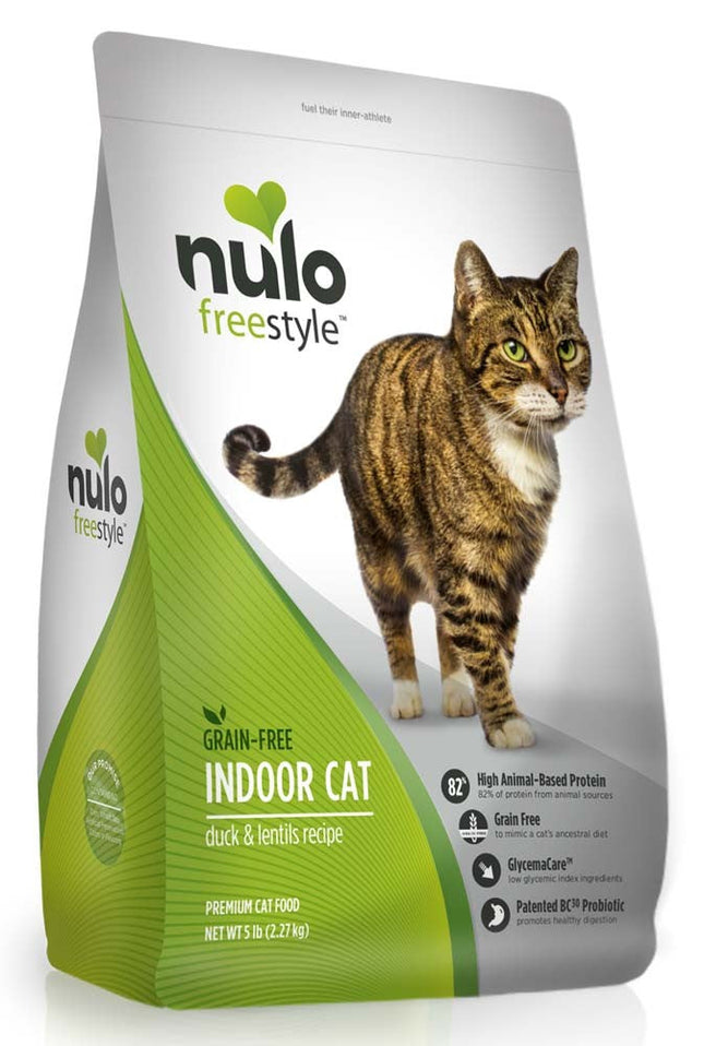 Nulo Indoor Grain Free Duck Cat Food 12 lb