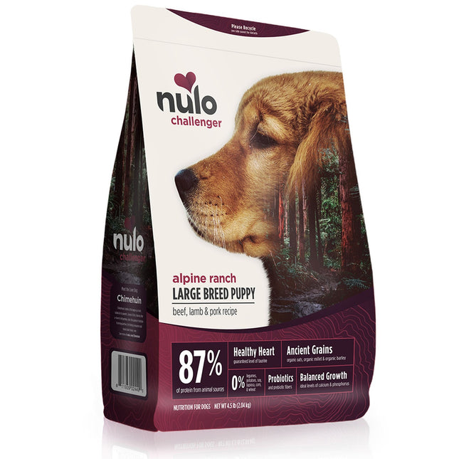 Nulo Challenger Alpine Ranch Beef; Lamb and Pork Large Breed Dry Puppy Food 11 lb