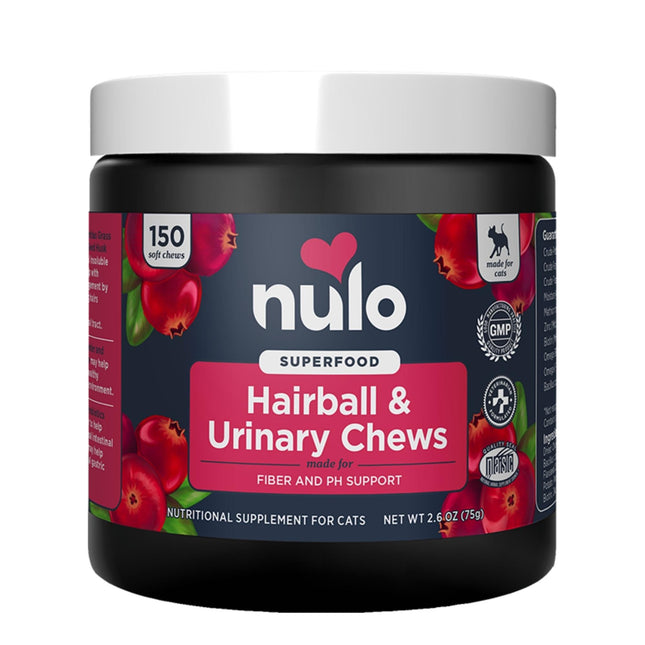 Nulo Cat Supplement Soft Chew Hairball & Urinary 2.6oz.