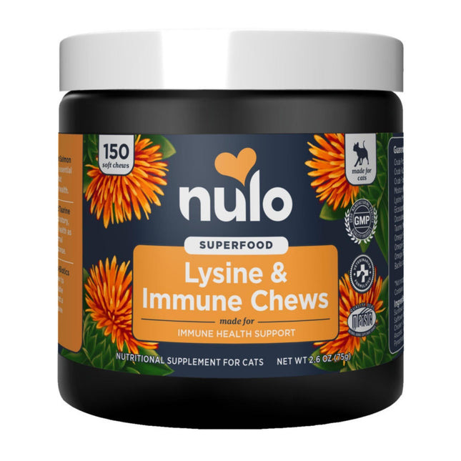 Nulo Cat Supplement Soft Chew Lysine & Immune 2.6oz.