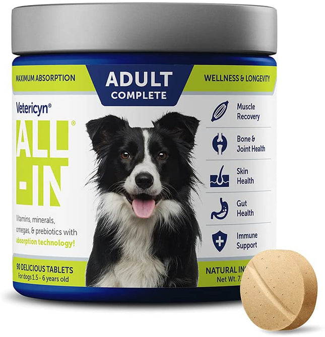 Vetericyn ALL-IN Adult Supplement 90 Tablets 7.3 oz