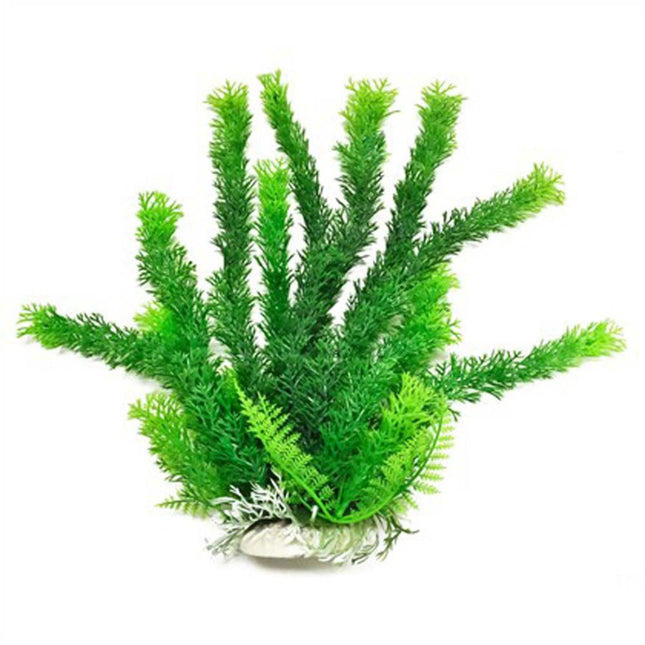 Aquatop Cabomba Aquarium Plant with Weighted Base Green; 1ea-6 in