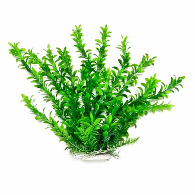 Aquatop Anacharis Aquarium Plant with Weighted Base Green; 1ea-6 in