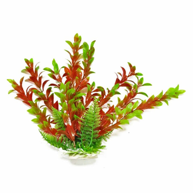Aquatop Hygro Aquarium Plant with Weighted Base Green; Red; 1ea-6 in