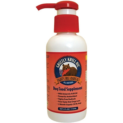 Grizzly Dog Krill Oil 4Oz