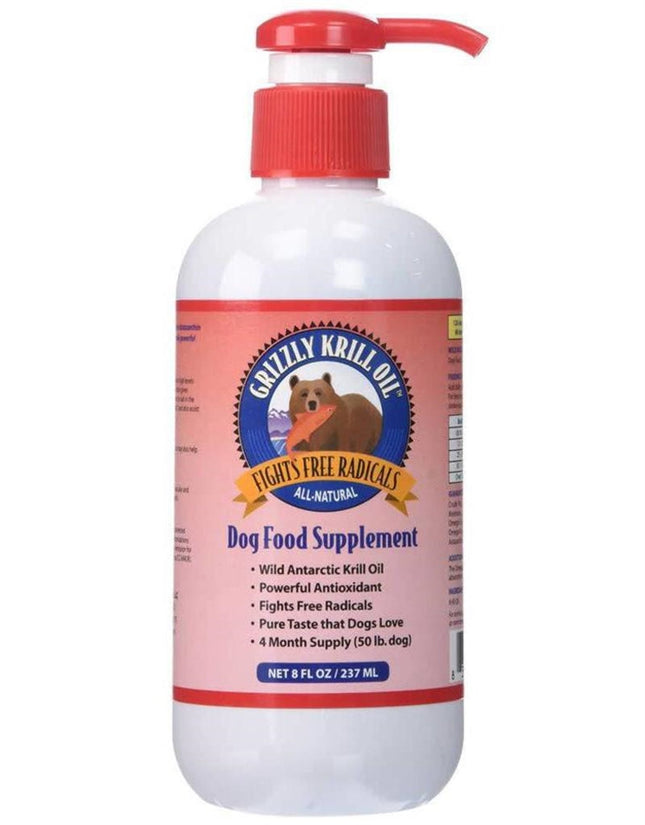 Grizzly Dog Krill Oil 8Oz