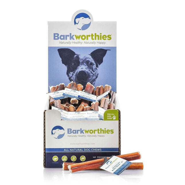 Barkworthies Bully Stick - Odor Free American Baked - 06''