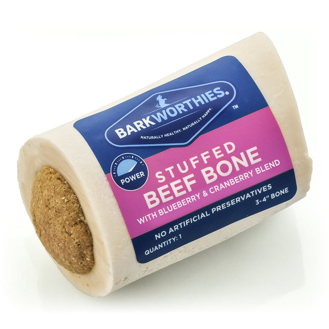 Barkworthies Shin Bone Blueberry 3-4 Inch