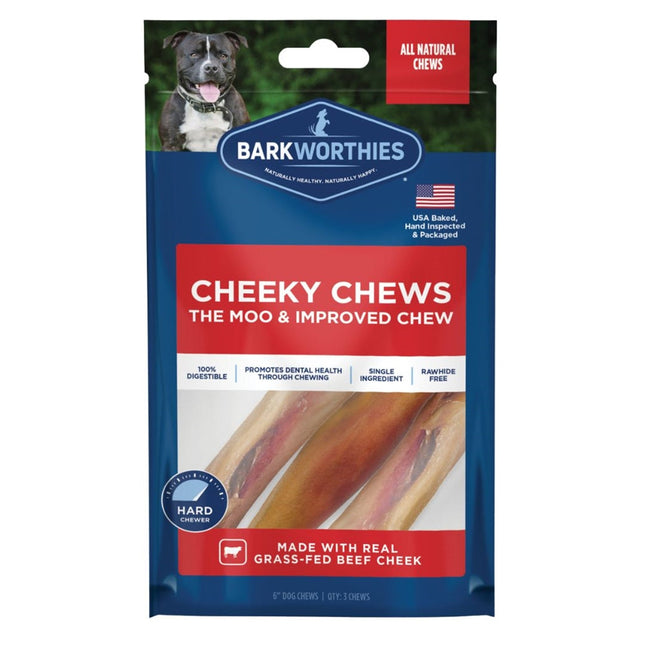 Barkworthies Dog Cheeky Chew 6In 50Ct