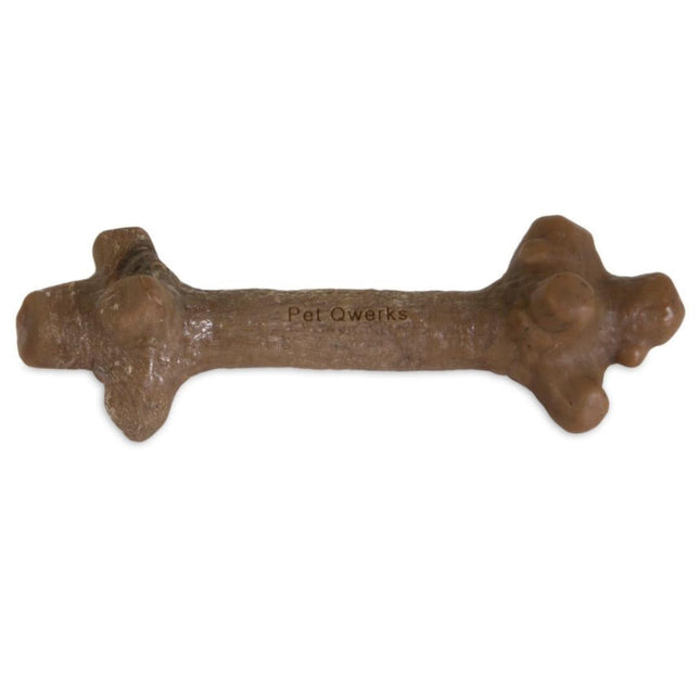 Pet Qwerks Barkbone Natural Instincts Nylon Stick Dog Chew Toy Peanut Butter: 1ea/SM