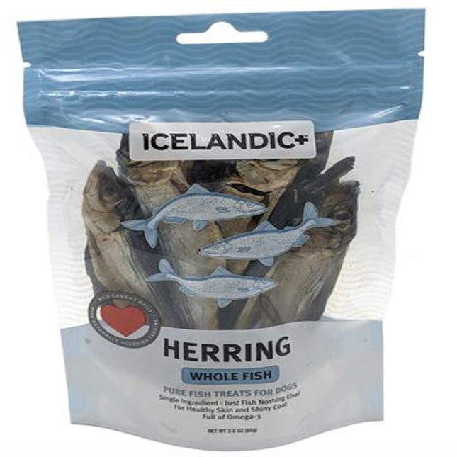 Icelandic Dog Capelin Fsh Whl Bulk 12 Oz 8 Ea Per Box