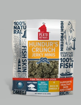 Plato Hundurs Crunch Jerky Mini 3.5 Oz.