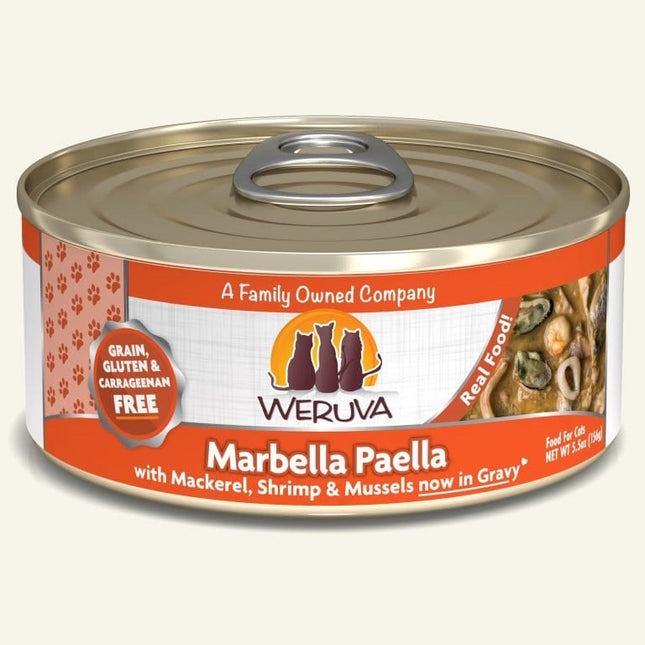 Marbella Paella with Mackerel; Shrimp and Mussels in Gravy (5.5 oz Can)