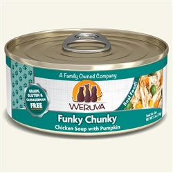 Weruva Cat Funky Chunky Chicken Soup with Pumpkin 5.5oz. Case Of 24