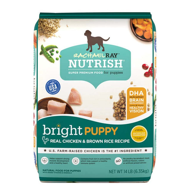 Rachael Ray NUTRISH Puppy Chicken And Brown Rice Dry Dog Food 6 Pounds