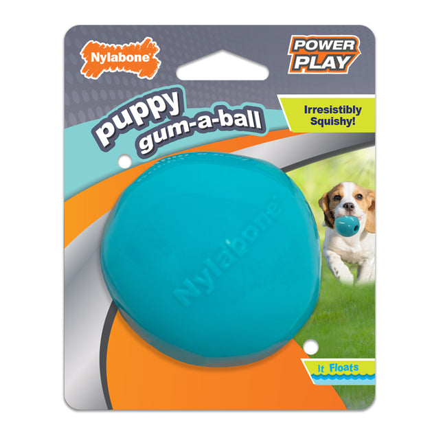 Nylabone Puppy Power Play Gum-a-Ball Dog Toy Small/Regular