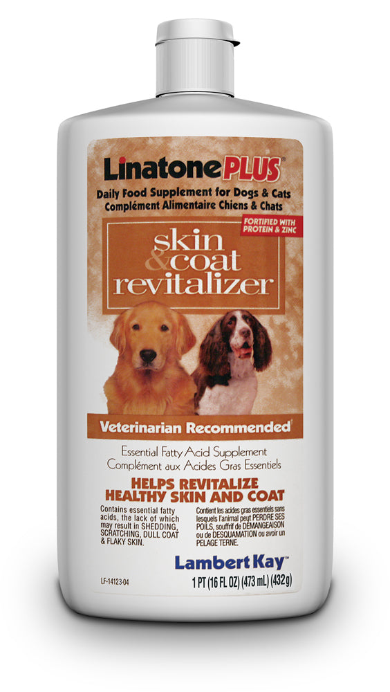 Lambert Kay Linatone Shed Relief Plus for Dogs and Cats 16 oz