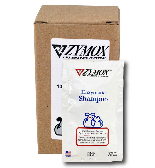 Zymox Enzymatic Shampoo and Leave-On Conditioner Sample Refills Shampoo 10pk