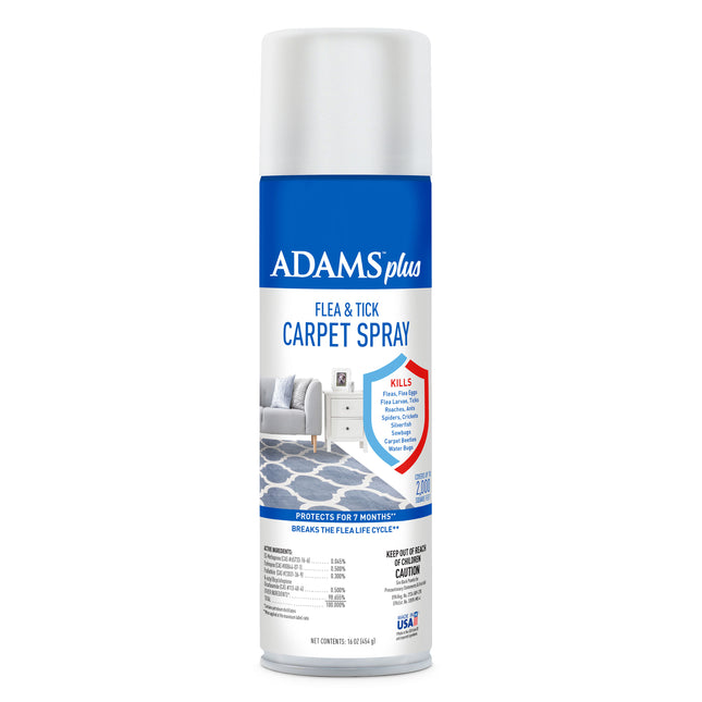 Adams Plus Flea and Tick Carpet Spray; For Indoor Use 16 Ounces